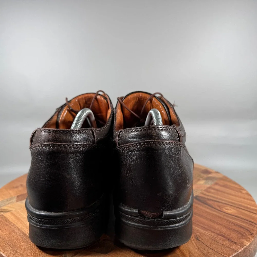 Footprints by Birkenstock Mens Dark Brown Leather Derby Shoes‎ Size 45 12